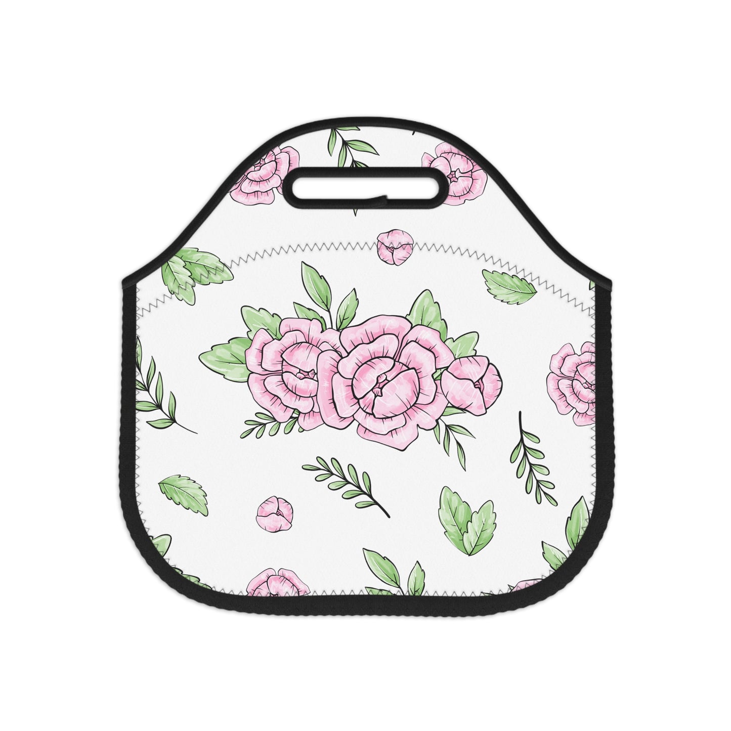 Peonies  Neoprene Lunch Bag