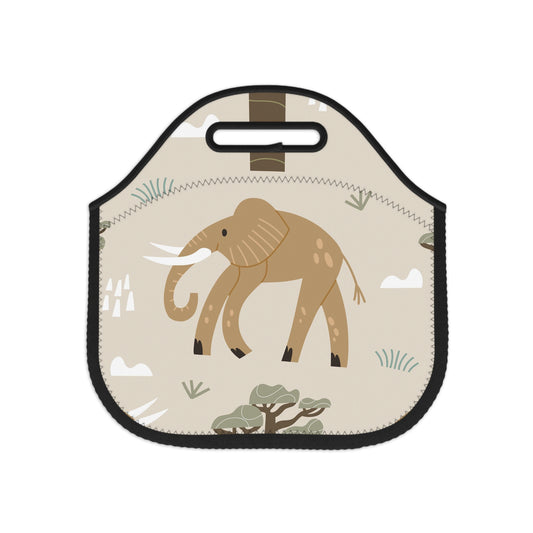 Elephant Neoprene Lunch Bag