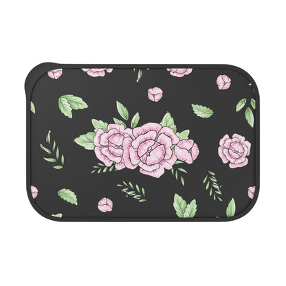 Peonies Bento Box with Band and Utensils