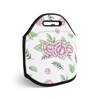 Peonies  Neoprene Lunch Bag