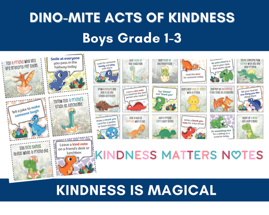 Acts of Kindness Dino-Mite Collection for Boys (Boys 1-3) Digital Download